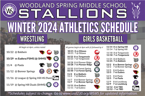 winter schedule